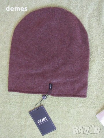  Дамска/мъжка плетена  шапка GOBI, 100% кашмир, Монголия, снимка 2 - Шапки - 27331274