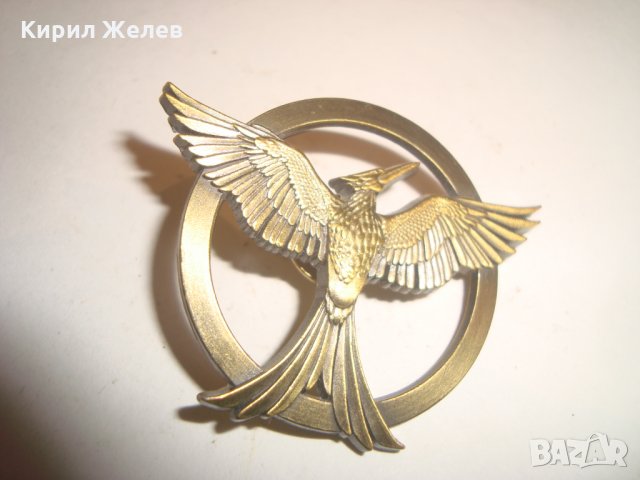 УДИ КЪЛВАЧА МЕСИНГОВА ГОЛЯМА РЯДКА АРТИСТИЧНА КРАСИВА ЗНАЧКА 11918, снимка 7 - Колекции - 30568735