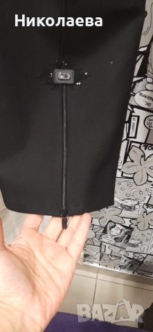 Ефектен Макси Кожен Панталон в черно-размери50,52,54!, снимка 10 - Панталони - 52377600