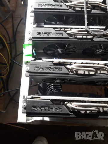 Продавам 4бр Майнинг ригове с по 6 Sapphirе Nitro, снимка 6 - Други - 49490644