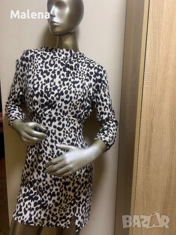Дамска тигрова рокля на zara !, снимка 5 - Рокли - 42109581