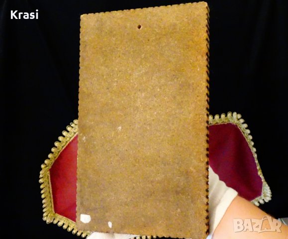 Рицар Тамплиер,посребрено пано,картина от месинг. , снимка 5 - Пана - 34166570