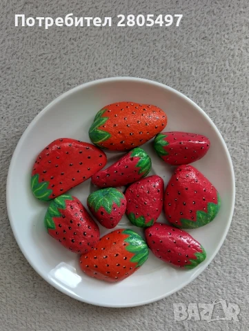 Ръчно рисувани камъни, снимка 18 - Декорация за дома - 50241445