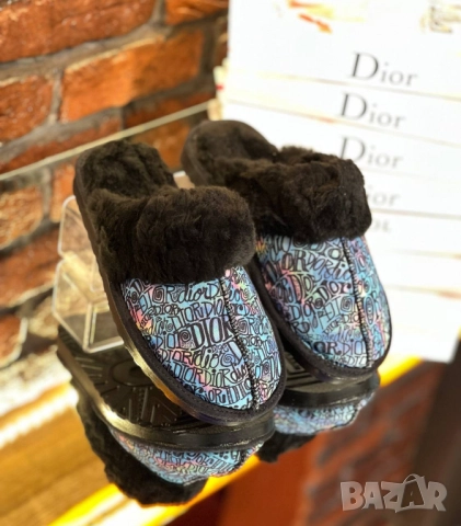 чехли с пух UGG christian dior gucci, снимка 4 - Чехли - 51444105