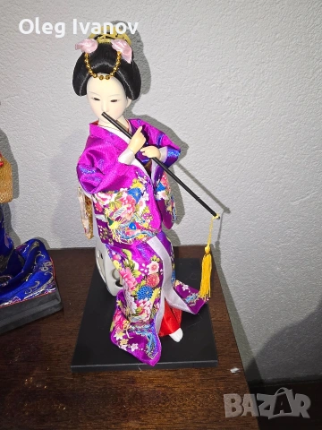 японска кукла гейша, снимка 6 - Кукли - 53243896