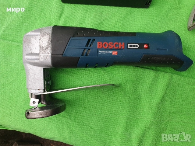 Саблентрион и  ножица за ламарина  Bosch 12V, снимка 3 - Винтоверти - 51669204