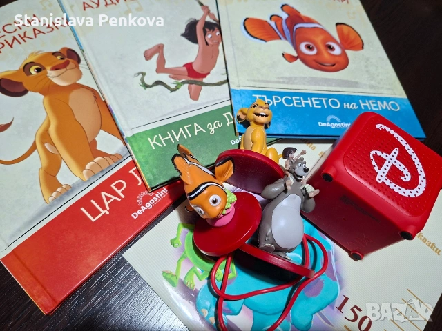 Магически аудио приказки - колонка и 3 книжки с фигурки