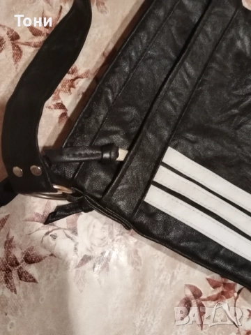 ADIDAS Оригинална Нова Кожена Дамска Чанта , снимка 3 - Чанти - 51773267