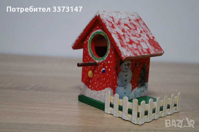 Коледни дървени къщички, снимка 2 - Декорация за дома - 52630331