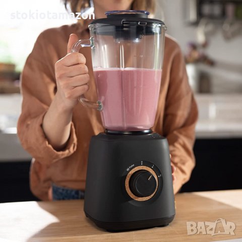 Блендер Moulinex Blendforce Eco Respect LM46EN 800 W стъклен блендер, блендер за смути с 4 остриета,, снимка 4 - Блендери - 38677906