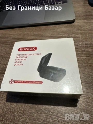 Нови TWS Bluetooth слушалки с wireless charging и 800mAh кейс за музика спорт