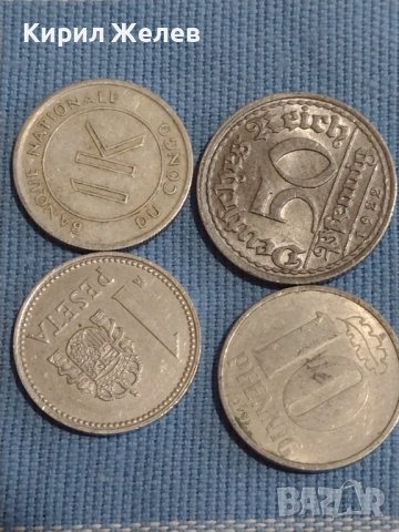 Лот монети от цял свят 4 броя КОНГО, ИСПАНИЯ, ГЕРМАНИЯ ЗА КОЛЕКЦИОНЕРИ 32093