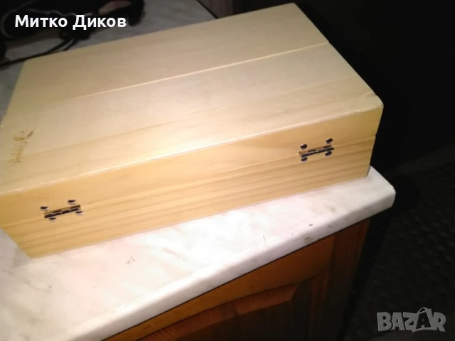 Дървена кутия нова за разни неща сгъваема 405х300мм отворена и вътре 30х20х8см, снимка 4 - Други стоки за дома - 50517670