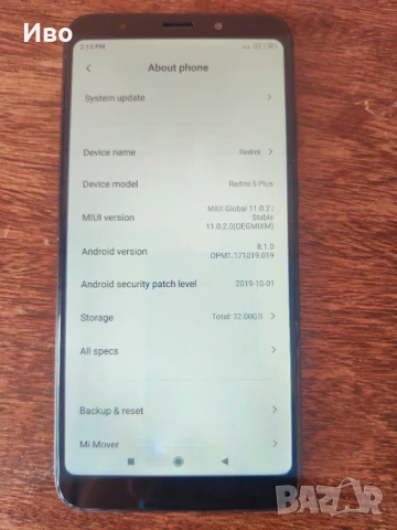 Xiaomi Redmi 5 Plus (Note 5) 32GB/3GB, снимка 4 - Xiaomi - 50711219