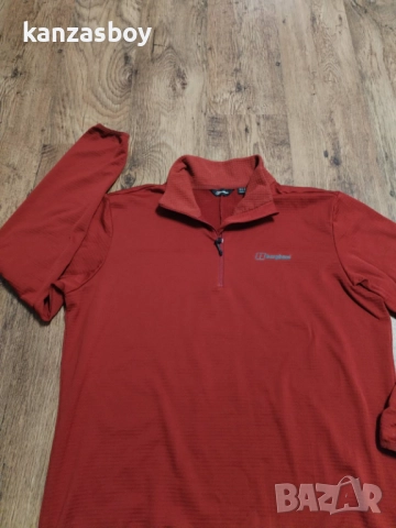 Berghaus Men's Keppla Half Zip Fleece - страхотен мъжки полар ХЛ, снимка 7 - Спортни дрехи, екипи - 52595486