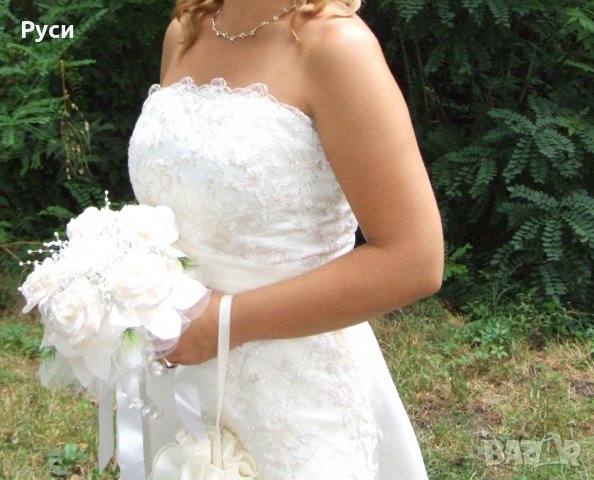 Булчинска рокля- уникална , снимка 3 - Сватбени рокли - 35266530