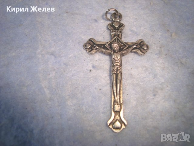 ПОСРЕБРЕНО НАГРЪДНО РАЗПЯТИЕ - ЙЕРУСАЛИМ - НАГРЪДНО КРЪСТЧЕ 19857