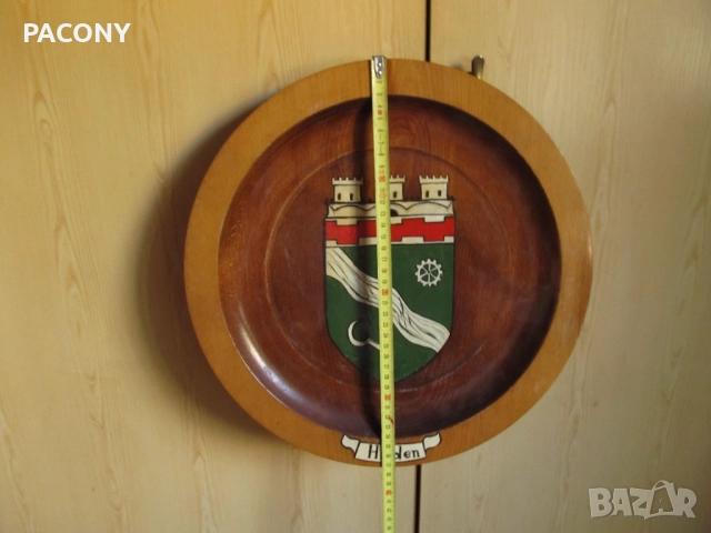 голяма декоративна чиния - дърво, снимка 3 - Декорация за дома - 51674558