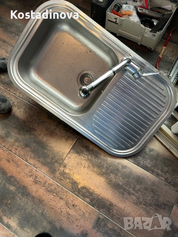 продавам кухненска мивка със смесител, снимка 4 - Мивки - 54319489
