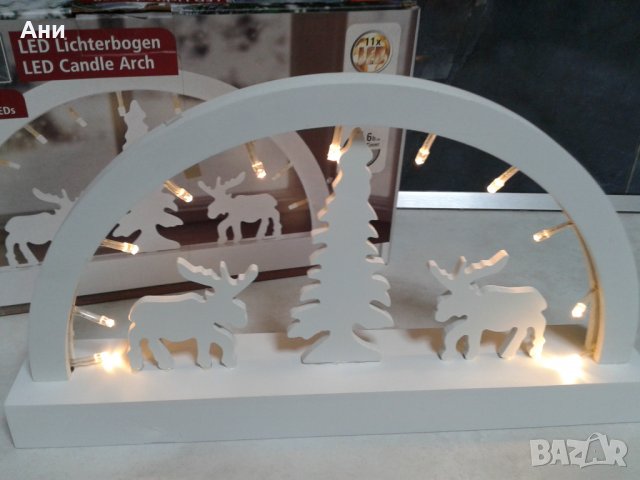 Нова дървена лед декорация.