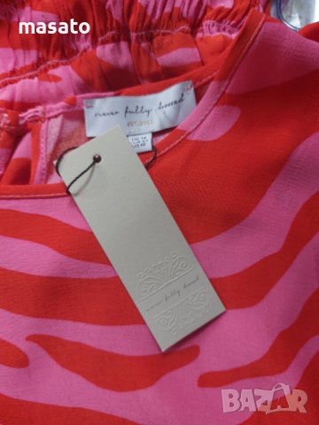 NEVER FULLY DRESSED - розова рокля, снимка 4 - Рокли - 42203619