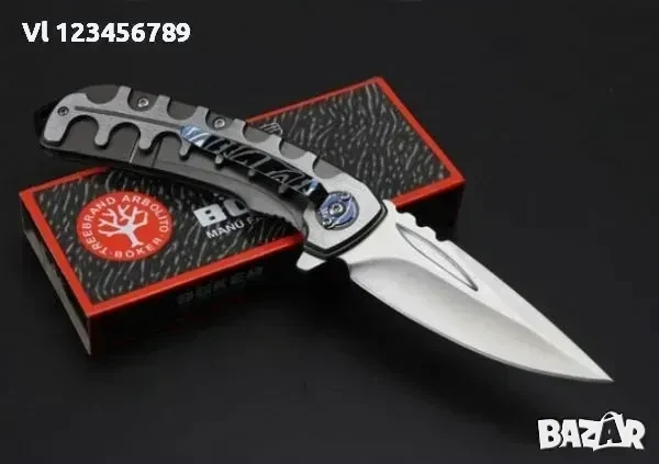 Чудесен сгъваем нож BOKER F86 размери 98х231, снимка 3 - Ножове - 50834688