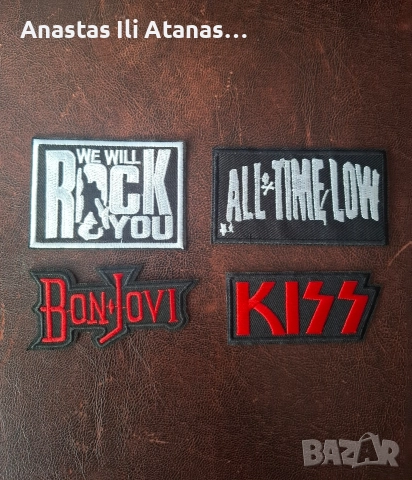 Нашивки на метъл и рок групи