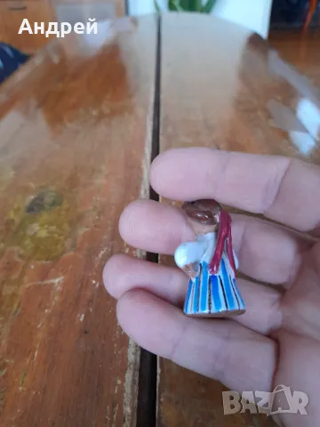 Стара керамична фигурка, снимка 4 - Колекции - 48369020