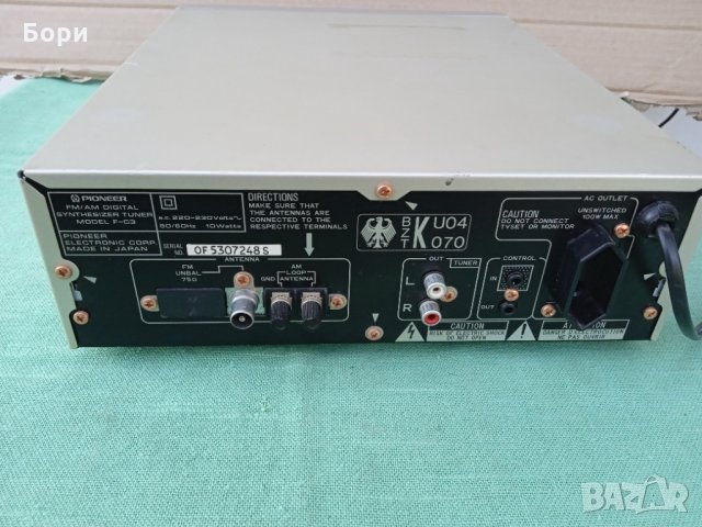 PIONEER  F-C3 FM-AM Stereo Tuner, снимка 10 - Радиокасетофони, транзистори - 35191470