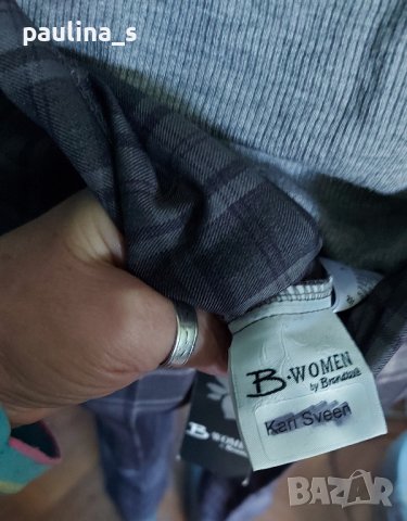 Кариран панталон "Brandtex" B-woman / голям размер , снимка 8 - Панталони - 42861883