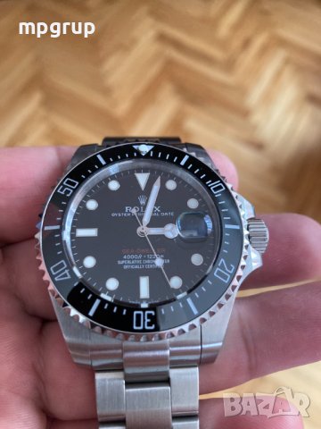 Продавам автоматичен мъжки часовник Rolex Sea Dweller Black, снимка 3 - Мъжки - 44304639