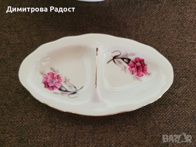 Порцеланов супник, латиера и солница! Състояние ново! , снимка 3 - Сервизи - 44147407