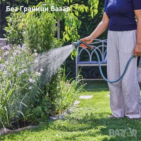 Нов Комплект за поливане Gardena разпръсквач конектори стоп мека струя за вода градина двор, снимка 10 - Напояване - 54110201