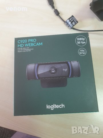 Logitech C920 Pro HD уебкамера 1080p, снимка 4 - Други - 42144831