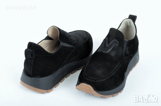 НОВО! Велурени дамски спортни обувки/ маратонки - Два цвята, снимка 4 - Дамски ежедневни обувки - 42874276