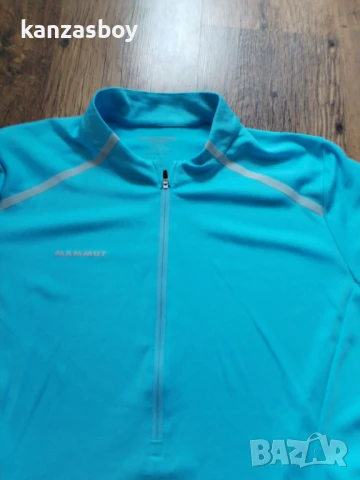 Mammut Atacazo Light Zip Women's T-Shirt - страхотна дамска тениска Л, снимка 3 - Тениски - 51180231