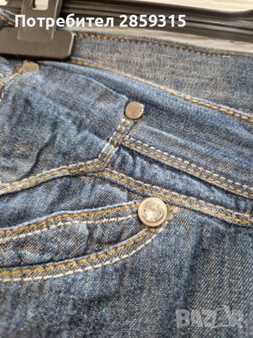 Дамски сини дънки, снимка 4 - Дънки - 37631130
