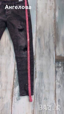 Черни мъжки дънки, снимка 5 - Дънки - 40520818