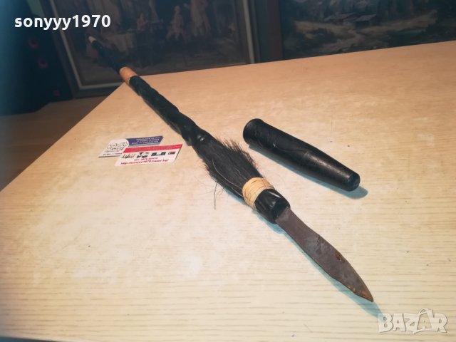 *копие с резба и метален връх 147см 1411201257, снимка 5 - Колекции - 30784255