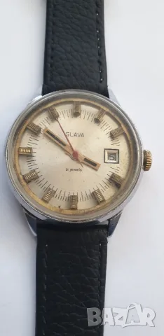 Ретро часовник Slava 21 jewels , снимка 3 - Антикварни и старинни предмети - 56117658