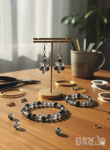 Стъклени Мъниста за бижута 10мм 8мм 6 мм 4мм J260, снимка 7 - Други - 52479691