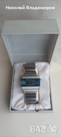 Часовник Правец рядък мъжки ръчен български часовник Булетроник Buletronic, снимка 3 - Мъжки - 52953339