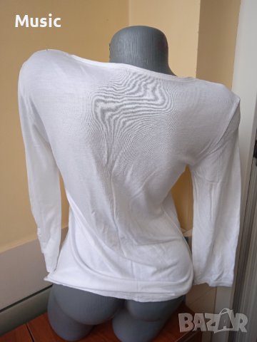 Мо Савели - България бяла дамска блуза , снимка 2 - Блузи с дълъг ръкав и пуловери - 38962319