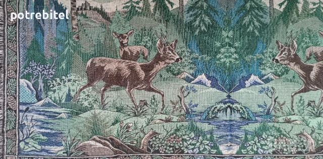 Ковьорче с еленчета -ЧССР от 60те г на ХХ век - 70/130 см, снимка 3 - Декорация за дома - 53929525