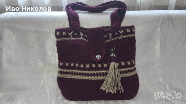 Дамски плетени чанти , снимка 9 - Чанти - 53813987