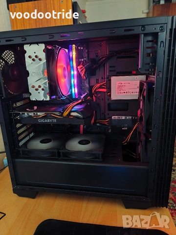 Компютър CPU 2600, 16RAM, 750 SSD, 1TB HDD, RTX 2060, 2xМонитора, KB/M, снимка 3 - Геймърски - 54195954