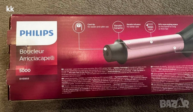 Маша за къдрици PHILIPS, снимка 6 - Маши за коса - 54348061