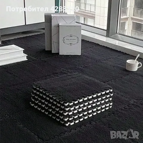 Мек килим пъзел от 10 части 1кв .м, снимка 4 - Други - 48842136