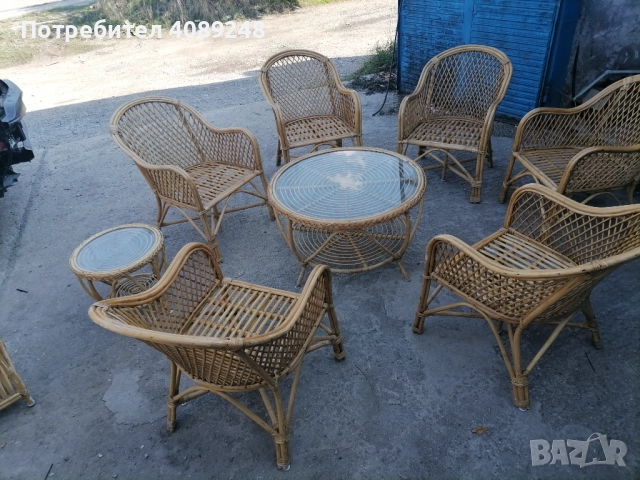 Ратанови мебели, снимка 3 - Градински мебели, декорация  - 52151943