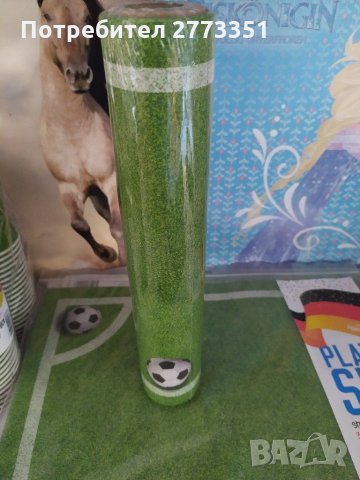 Подложна салфетка,чаши и ролка с футболни мотиви, снимка 3 - Други - 30027368